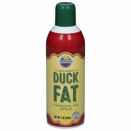 Cornhusker Kitchen Gourmet Duck Fat Cooking Oil Spray Perspective: front