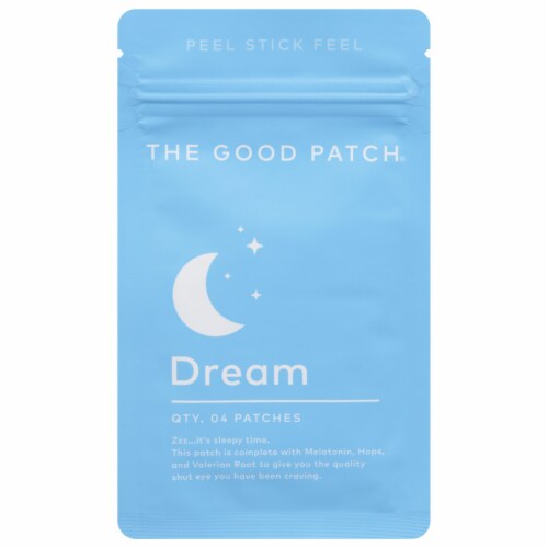 The Good Patch® Dream Wearable Wellness Plant Patches Perspective: front