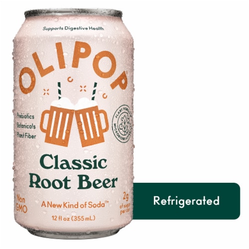 Olipop® Classic Root Beer Soda Can