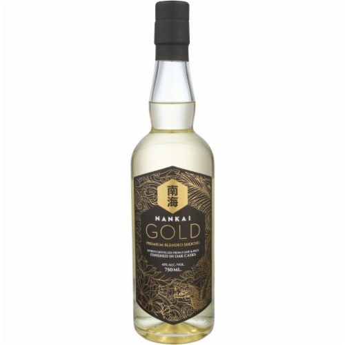 Nankai Gold Premium Blended Shochu Perspective: front