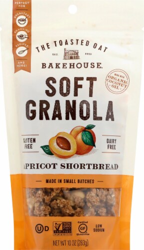 The Toasted Oat Bakehouse® Apricot Shortbread Soft Granola Perspective: front