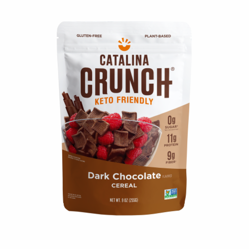 Catalina Crunch® Dark Chocolate Keto Cereal Perspective: front