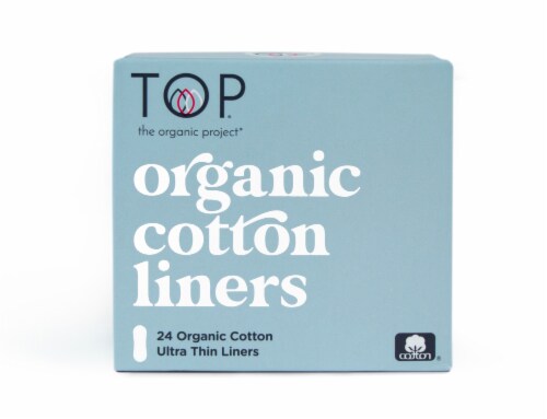 TOP Organic Cotton Ultra Thin Panty Liners Perspective: front