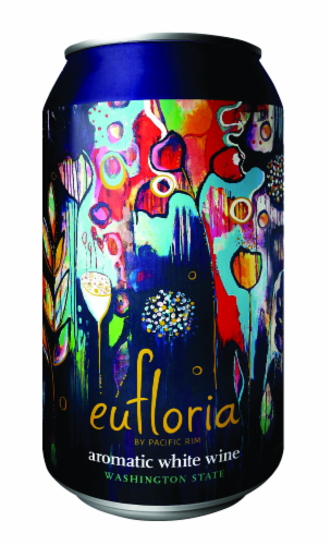 Eufloria Aromatic White Wine Can Perspective: front