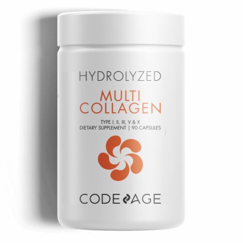 Codeage Multi Collagen Dietary Supplement Capsules Perspective: front