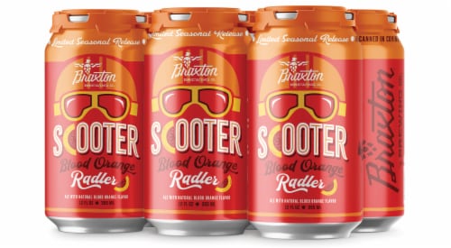 Braxton Scooter Blood Orange Radler Ale Perspective: front