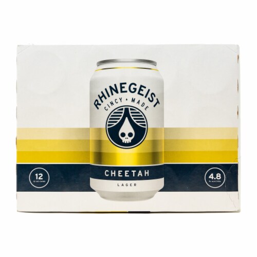 Rhinegeist Cheetah Lager Perspective: front