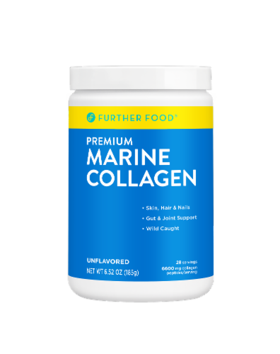 Further Food™ Unflavored Wild Caught Marine Collagen 6600mg Perspective: front