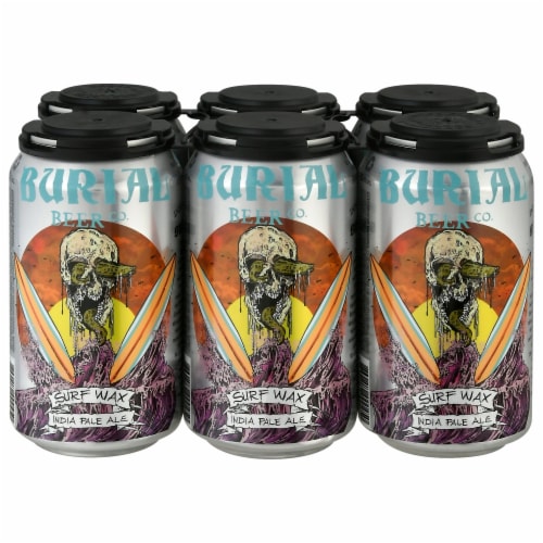 Burial Beer Co. Surf Wax IPA Beer Perspective: front