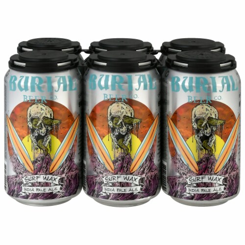 Burial Beer Co. Surf Wax IPA Beer Perspective: front
