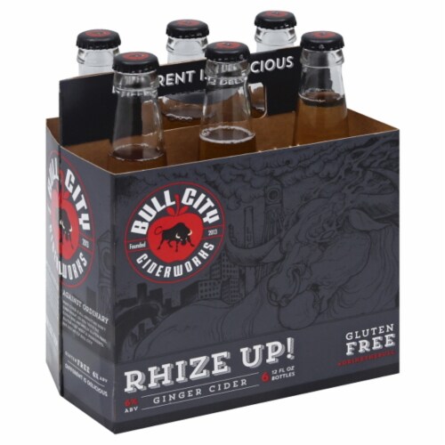 Bull City Ciderworks Rhize Up! Ginger Cider Perspective: front