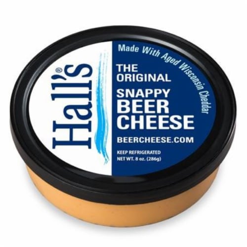 Hall's Snappy Beer Cheese Spread Perspective: front