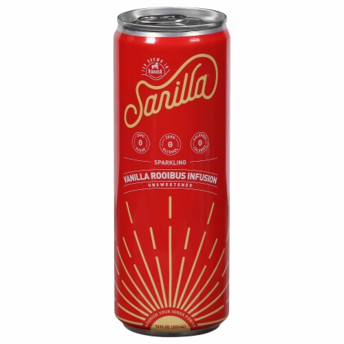Sarilla Unsweetened Sparkling Vanilla Rooibus Infusion Perspective: front
