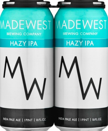 MadeWest Brewing Company Hazy IPA Perspective: front