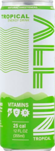 ALL IN Tropical Energy Drink Can Perspective: front