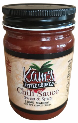 Kam's Kettle Cooked Sweet & Spicy Chili Sauce Perspective: front