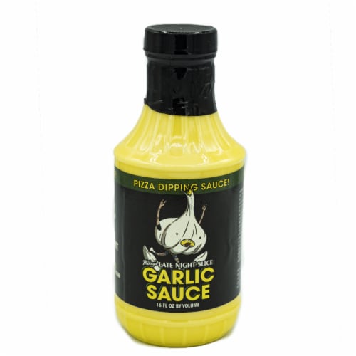 Mikey's Late Night Slice Garlic Pizza Dipping Sauce Perspective: front