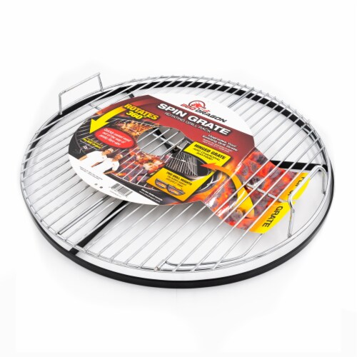 BBQ Dragon Grill Rack Spin Grate Perspective: front