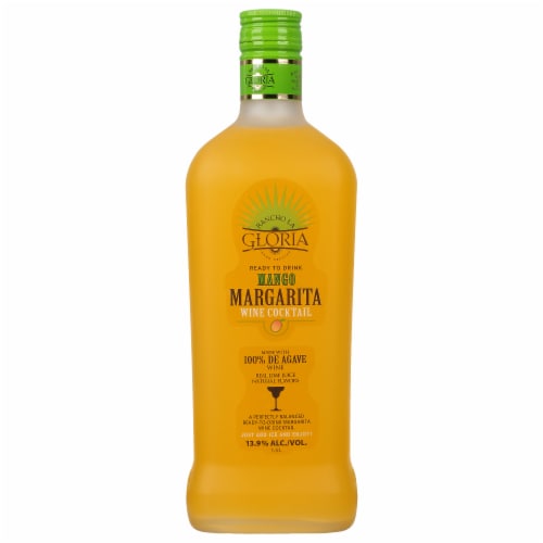 Rancho La Gloria Mango Margarita Ready to Drink Cocktail Perspective: front