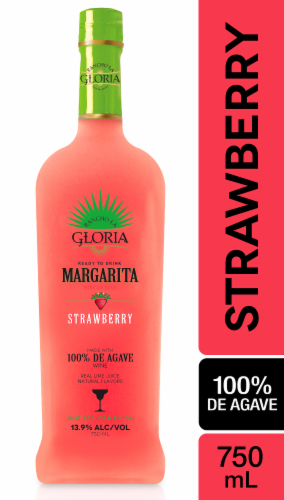 Rancho La Gloria Strawberry Margarita Ready to Drink Perspective: front