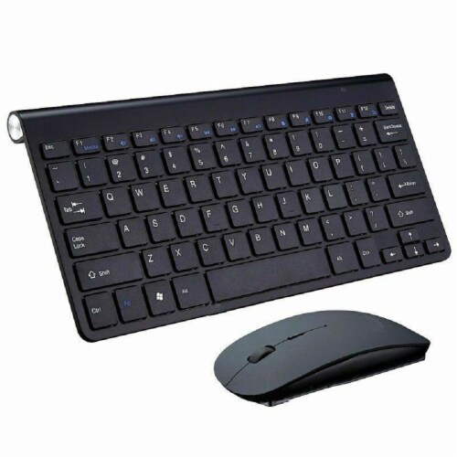 banner Vedholdende læser Mini Wireless Keyboard And Mouse Set Waterproof 2.4G Compatible with Mac  Apple PC Computer, 1 - Metro Market