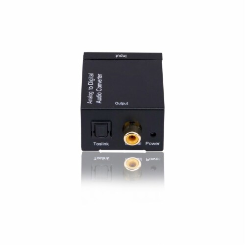SANOXY Analog to Digital Audio Converter w/ Adapter Perspective: front