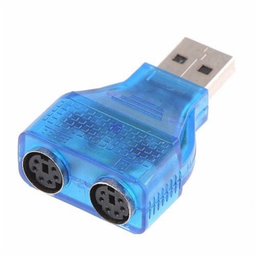 SANOXY USB to Dual PS2 Keyboard Adapter for Keyboard, Mouse Perspective: front