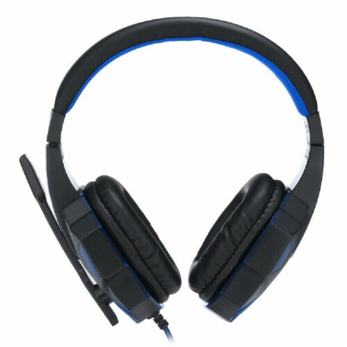 Roux Arashigaoka toezicht houden op 3.5mm Gaming Headset Mic LED Headphones Stereo Bass Surround For PC Xbox  One PS4 (black-blue), 1 - Pay Less Super Markets