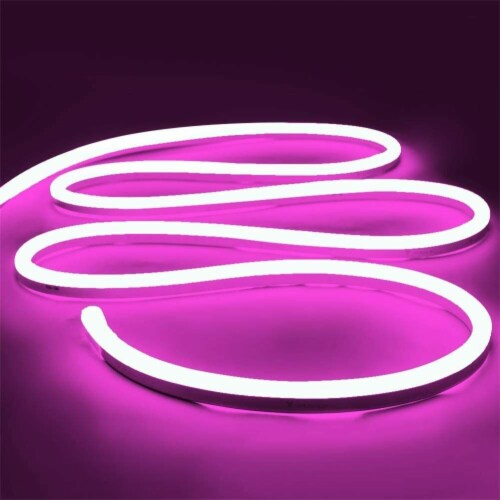 12V Flexible LED Strip Waterproof Sign Lights Silicone Tube (1M - 3.3 FT) pink, 1 - QFC