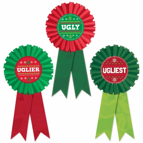 Ugly Sweater Contest Award Ribbon - Multi Pack, 1 - Kroger