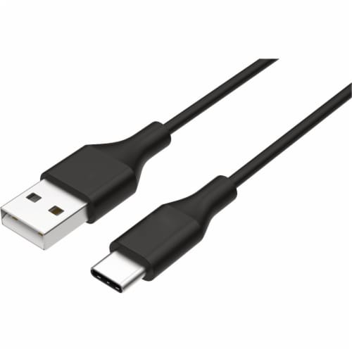 SANOXY USB Type-C to USB-A 2.0 Male Charger Cable, 3 Feet, Black Perspective: front
