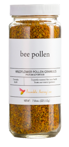 Humble Honey Co. Wildflower Bee Pollen Granules Perspective: front
