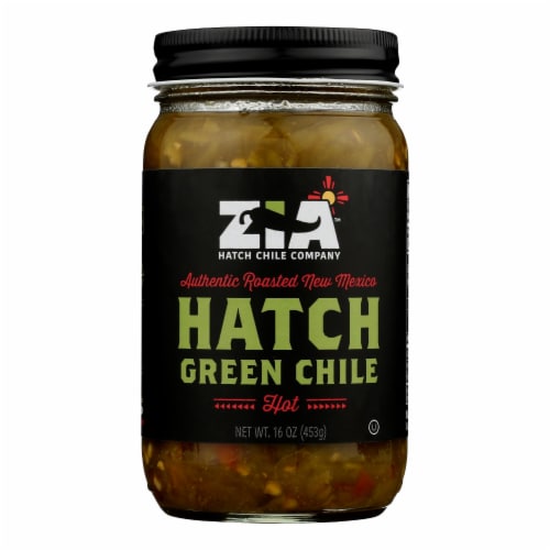 Zia Green Chile Company Hatch Green Chile Hot Perspective: front