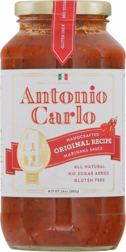 Antonio Carlo Handcrafted Original Recipe Marinara Sauce Perspective: front