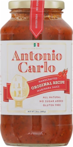Antonio Carlo Handcrafted Original Recipe Marinara Sauce Perspective: front