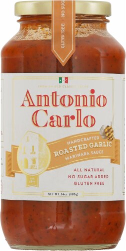Antonio Carlo Roasted Garlic Marinara Sauce Perspective: front