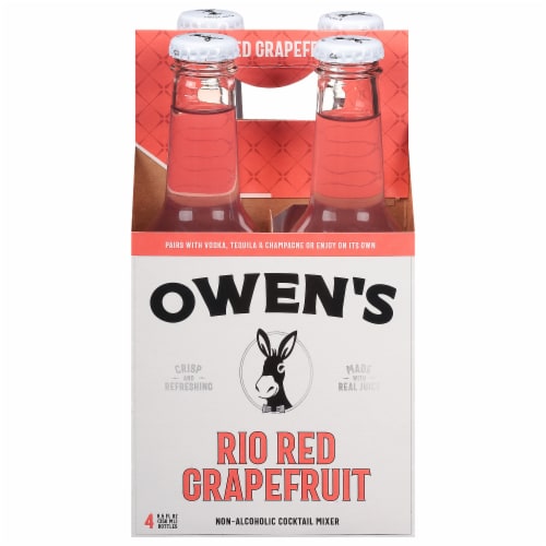 Owens Grapefruit and Lime Craft Cocktail Mixer Perspective: front