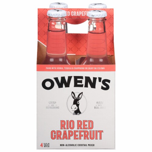 Owens Grapefruit and Lime Craft Cocktail Mixer Perspective: front