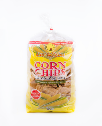 Las Delicias Corn Tortilla Chips Perspective: front
