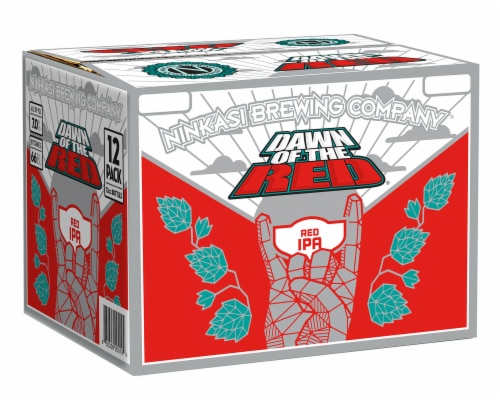 Ninkasi Dawn of the Red Red IPA Beer Perspective: front