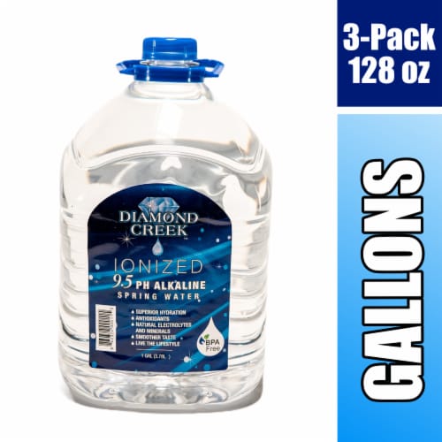 Diamond Creek™ Alkaline Ionized Spring Gallon Water Perspective: front