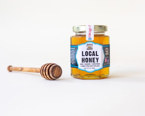 Heaven's Honey Inc. Local Honey Perspective: front