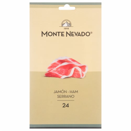 Monte Nevado Serrano Ham Slices Perspective: front