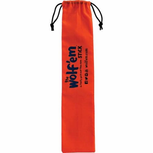 Wolf'em 19 In. L. Nylon Drawstring Campfire Roasting Stick Carry Bag WS-BAG Perspective: front