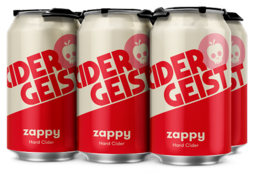 Rhinegeist Cidergeist Zappy Hard Cider Perspective: front