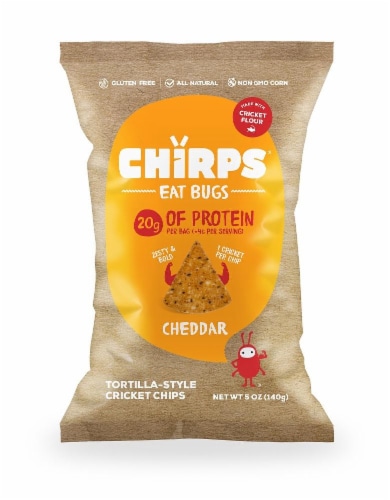 Chirps Cheddar Tortilla-Style Cricket Chips, 5 oz - Kroger