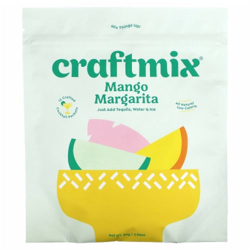 Craftmix Mango Margarita Cocktail Mixer Perspective: front