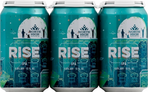 North High Brewing Rise IPA Perspective: front