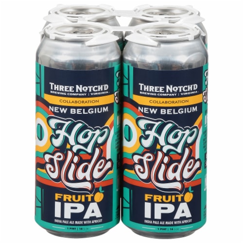 Three Notch'd Hop Slide Fruit IPA Perspective: front
