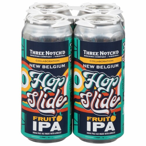 Three Notch'd Hop Slide Fruit IPA Perspective: front